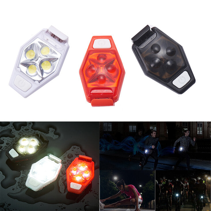 4 LED IPX4 3 Modes Outdoor Night Running Bike Warning Light