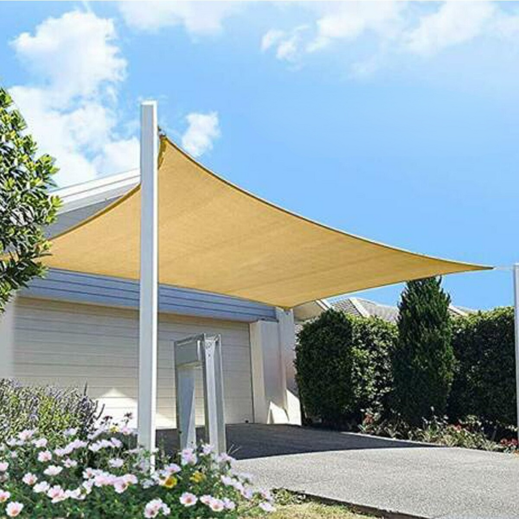 Shade Sail 95% UV Block Top Cover for Outdoor Patio Garden Backyard Awnings for Patio