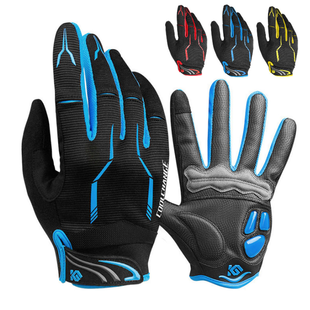 LSR Gel Pad Bike Gloves Winter Warm Racing Motorcycle Cycling Touchscreen Full Finger