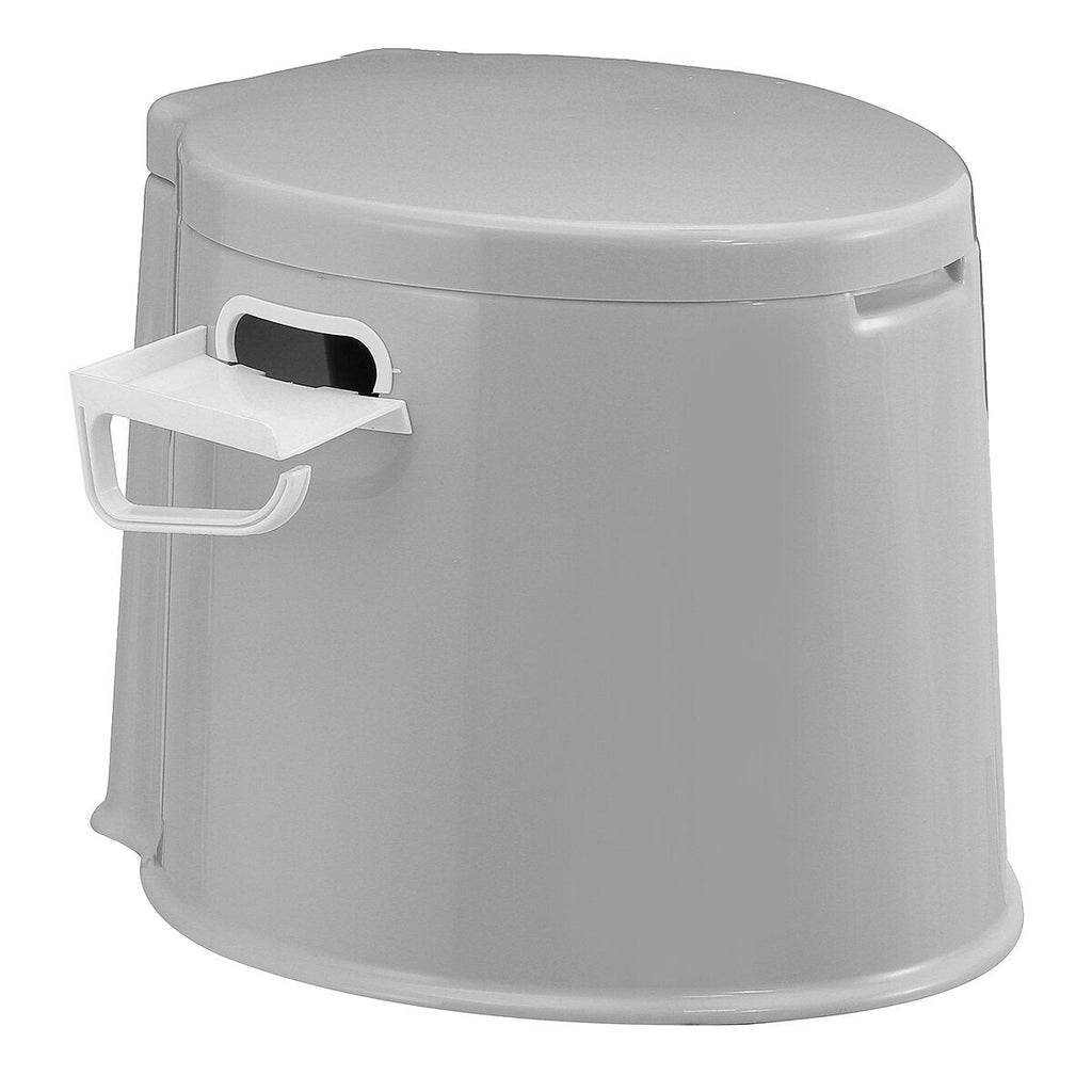 Multifunctional Toilet Moveable PP Board And Barrel Connected Bearing 100KG 5L