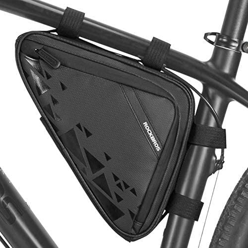 1.5L Bicycle Frame Bag Bike Bag Under Seat Triangle Bag Under Top Tube Bike Storage Bag for Mountain Road Bike