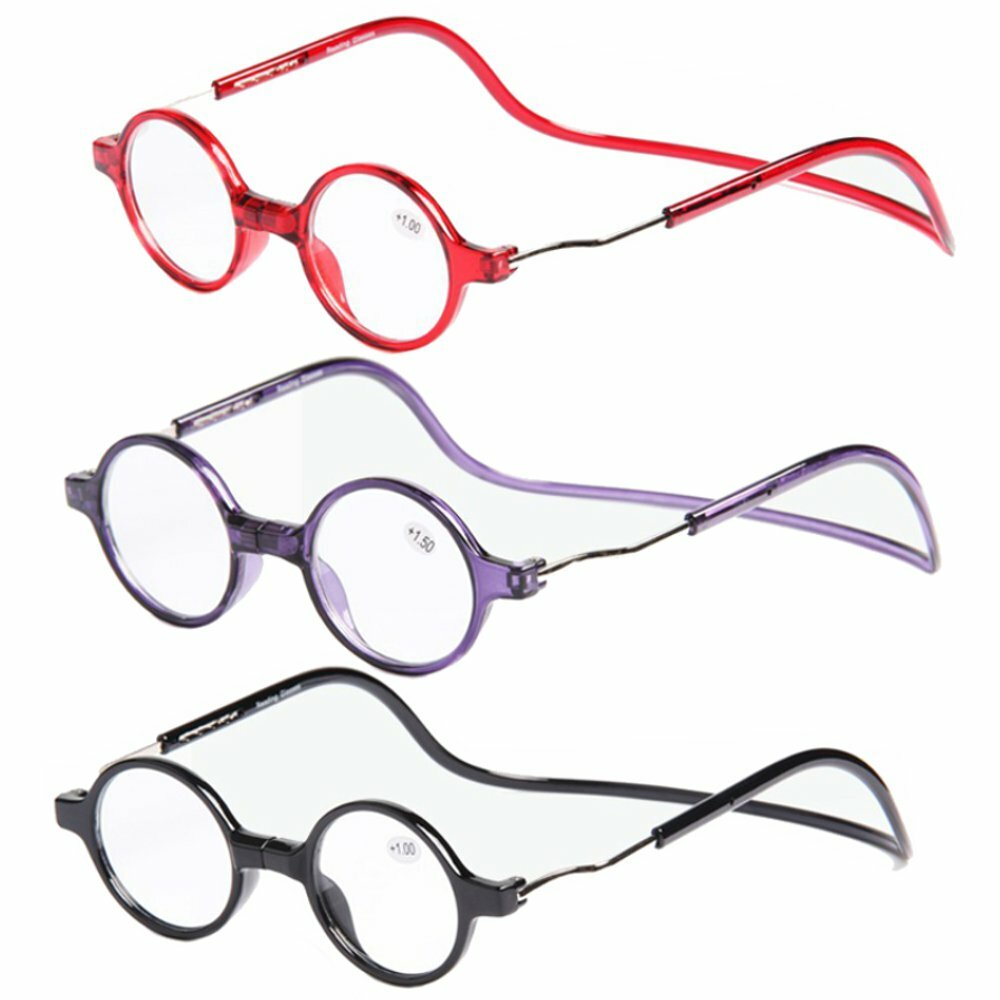 Reading Glasses Detachable Magnet Light Weight Neck Hanging Presbyopic