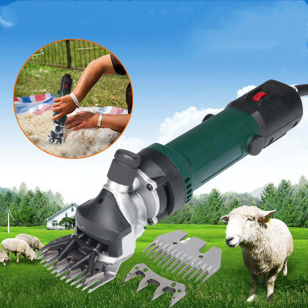 Electric Sheep Goat Horse Clipper Groomer Shaver Adjustable 6 Speed Shearing Machine US/AU/EU Plug