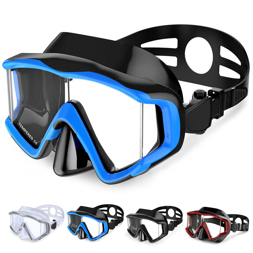 Scuba Diving Mask Glasses Anti Fog Tempered Glasses Swimming Snorkeling Goggles For Adult Kids Water Sport