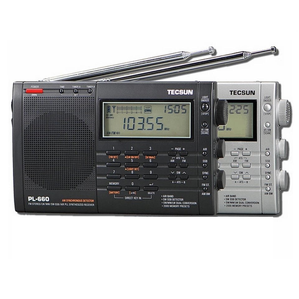 FM AM LW MW SW SSB Air PLL SYNC Digital Tuning Stereo Radio Full Band Audio Player High Sensitivity Receiver