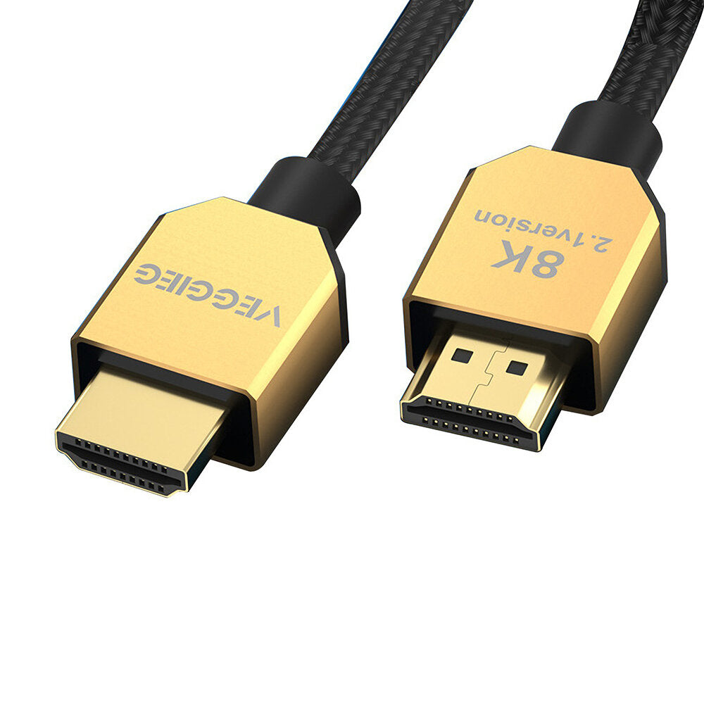 8K HDMI Cable 2m 3m HDMI to HDMI 2.1 Cable 1m 5m Gold Plated 48Gbps Bandwidth Connectors