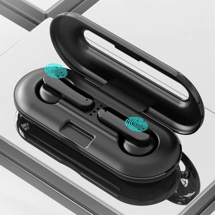 TWS Bluetooth 5.0 Earphones Wireless Headphone Hi-Fi Stereo Sports Waterproof Earbuds Headsets With Microphone