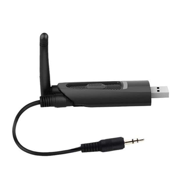 USB Bluetooth 5.0 Transmitter Bluetooth Adapter Low Latency for TV Wireless USB 3.5mm AUX/2 RCA Audio Adapter for PS4 PC