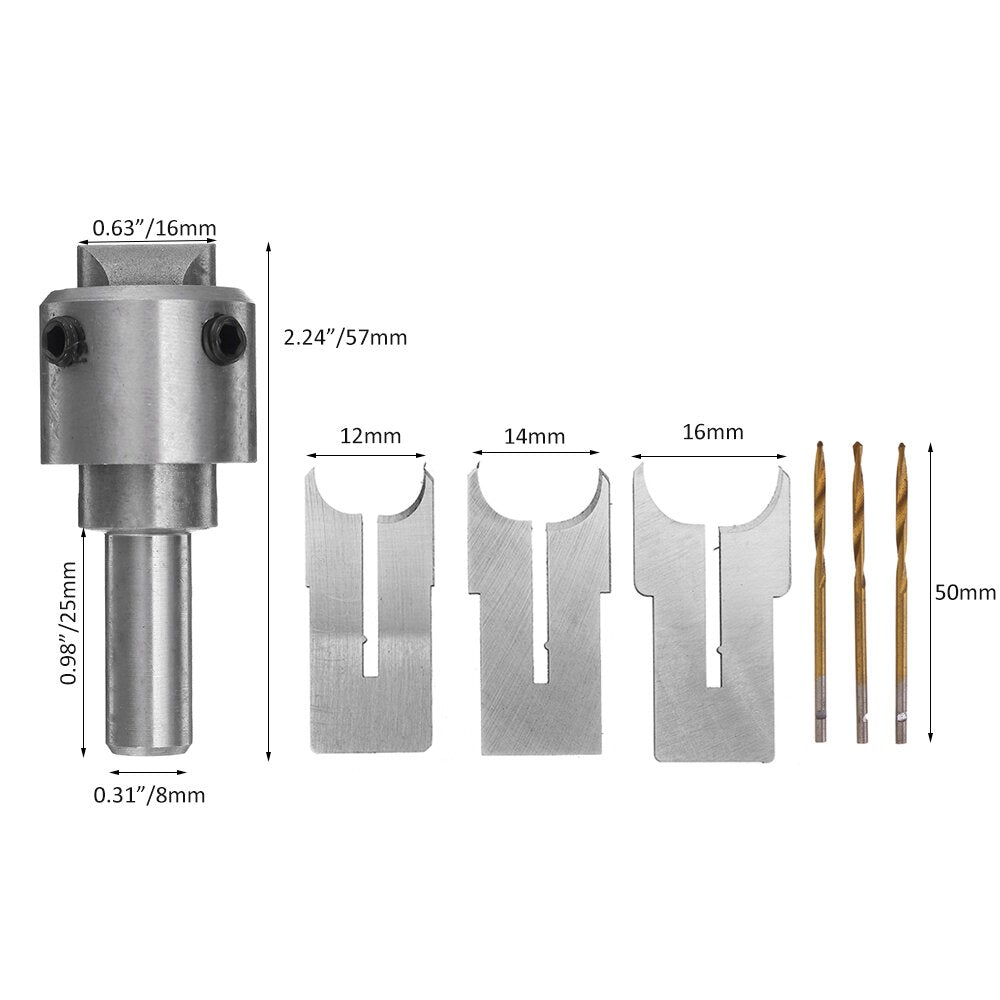 10pcs Beads Ball Router Bit Wooden Maker Drill Milling Cutter Tools