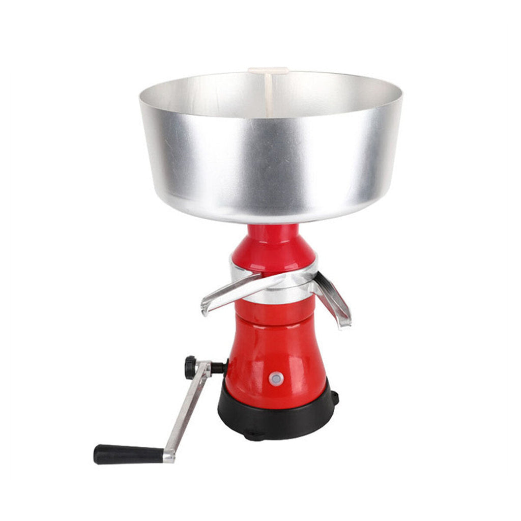 80L Hand Operated Milk Centrifuge Separator Aluminum Alloy Ghee Machine Small Separator