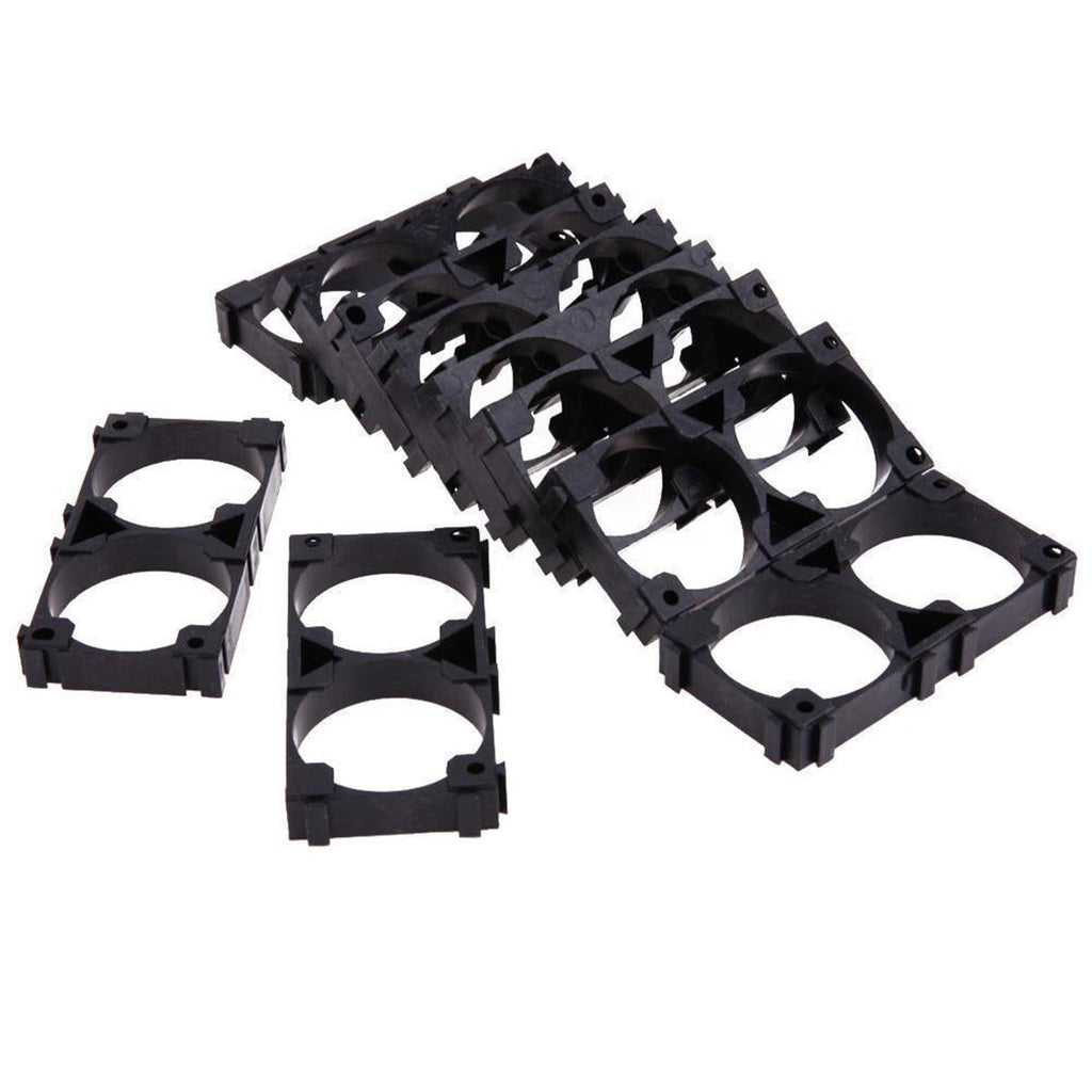 10pcs 2 Slot Cell Battery DIY Safety Anti Vibration Combination Holder Bracket