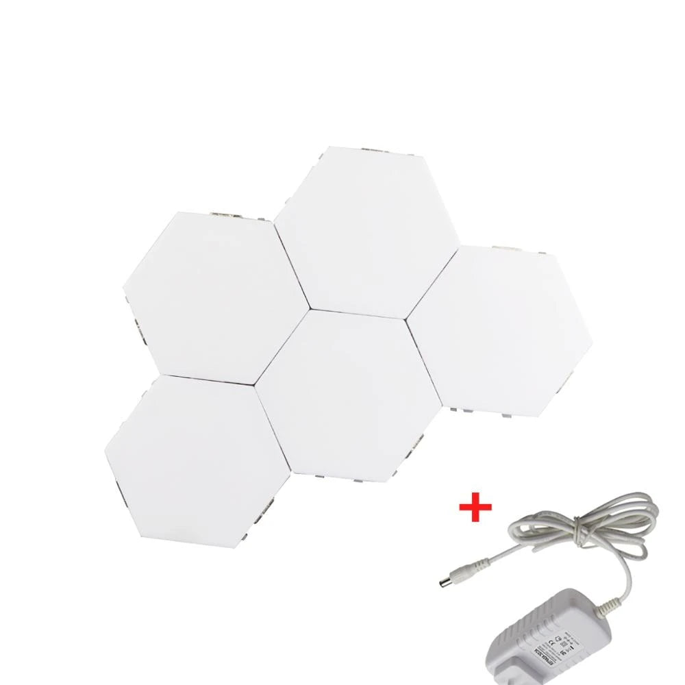 LED-Wall Touch Sensor Quantum Lamp Wall Light Home Decoration Modern Creative Honeycomb Modular Assembly Helios Adsorption