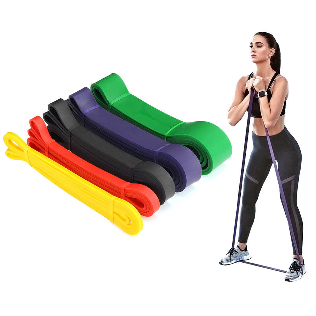 5-120Lbs Latex Resistance Bands Sports Yoga Pull Up Elastic Rope Fitness Strength Training Band