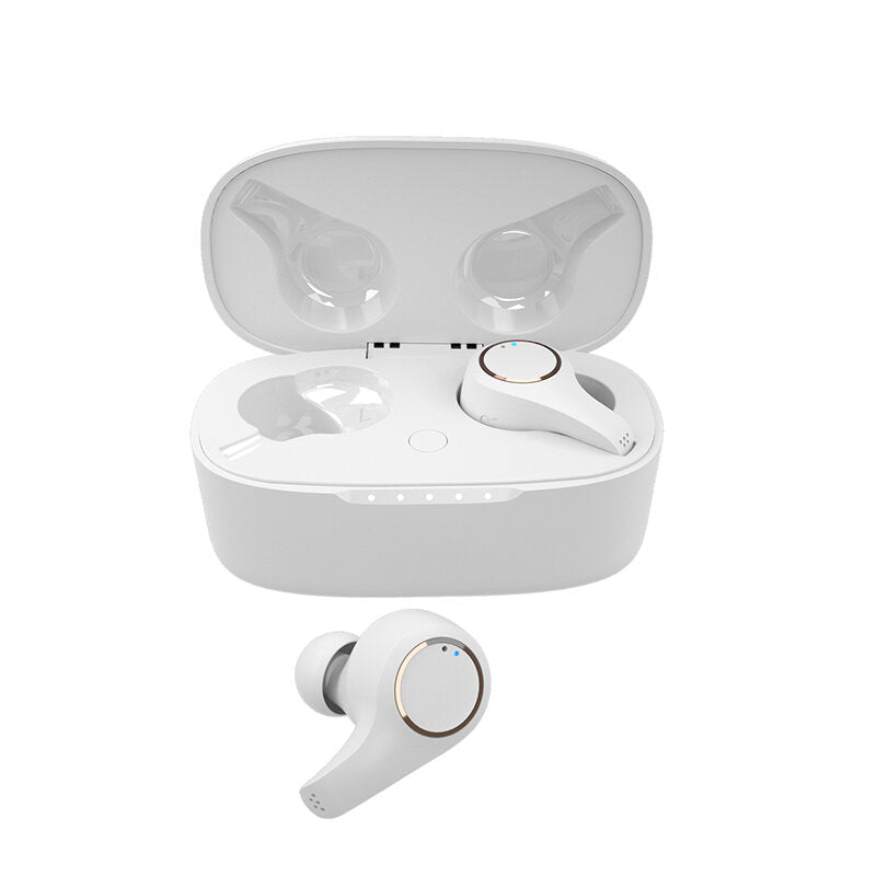 TWS Bluetooth 5.0 Earphone True Wireless Dual Mic Noise Cancelling Touch Control Earbuds Waterproof Headset With Charging Box