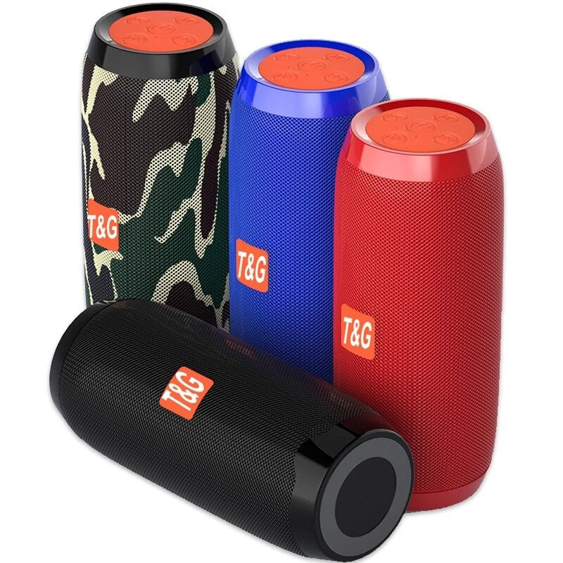 Portable Bluetooth Speaker Outdoor Wireless Bass Column Waterproof Speaker Support FM Radio MP3 TF Card Soundbar Subwoofer