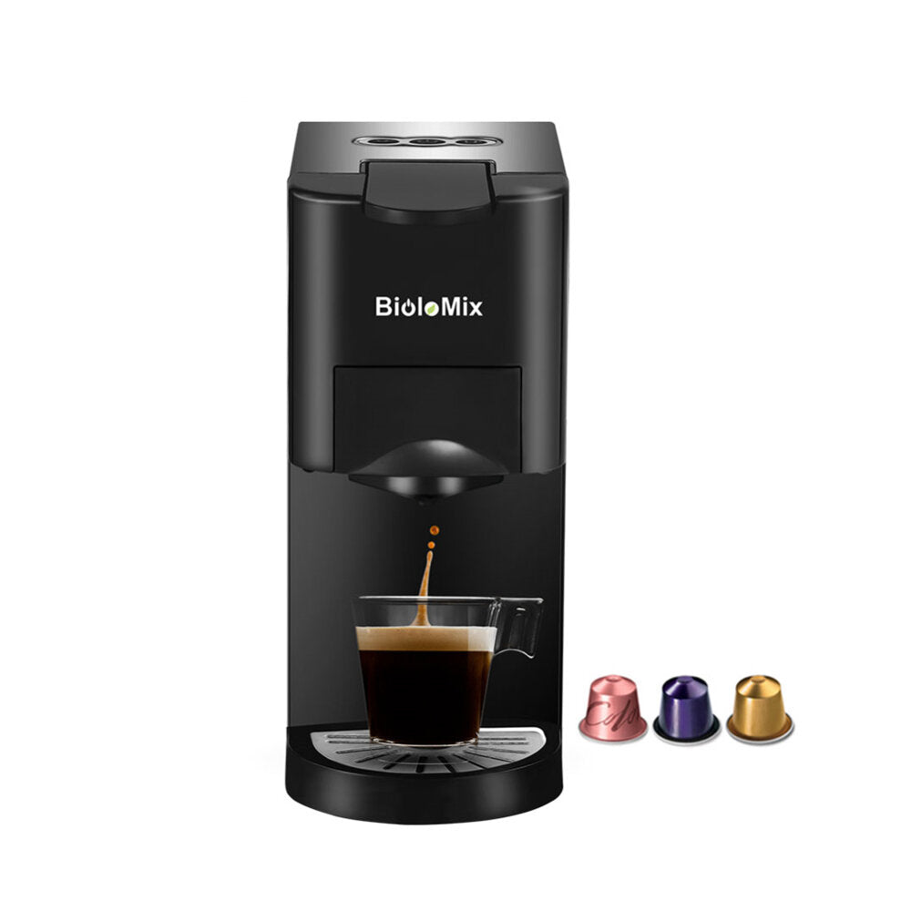 Coffee Machine 1450W 3-in-One Capsule Coffee Machine Ground Coffee