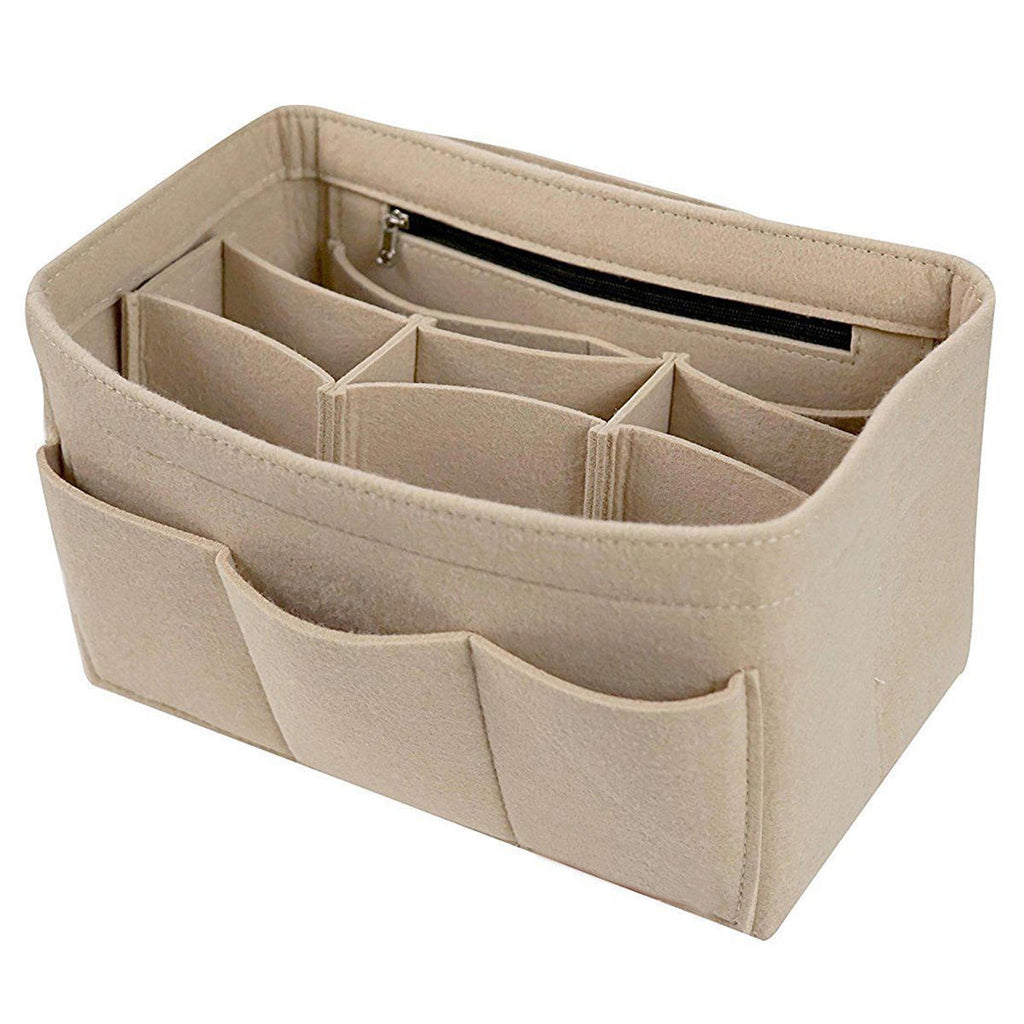 Felt Insert Bag Multi Pockets Cosmetics Organizer