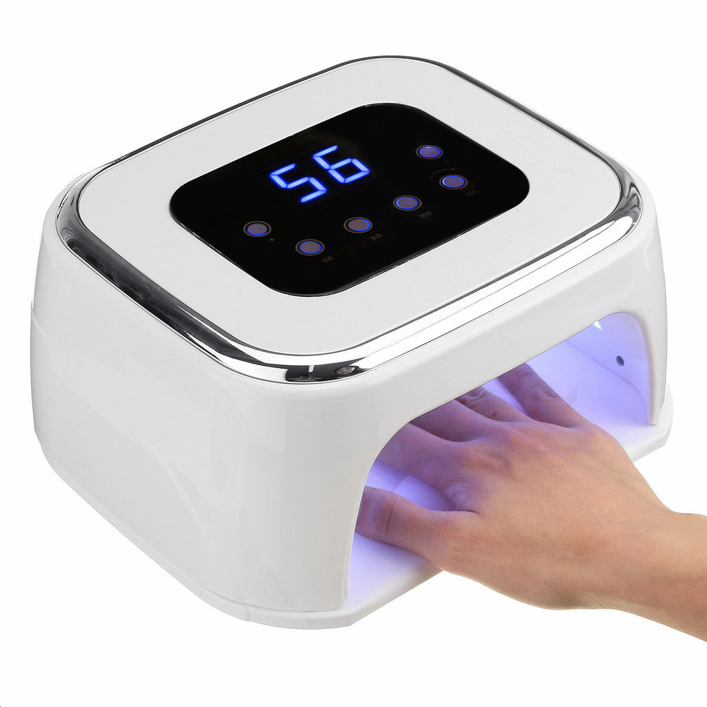 Bluetooth Audio 42LED Nail Lamp Sensor Timing with Screen Display