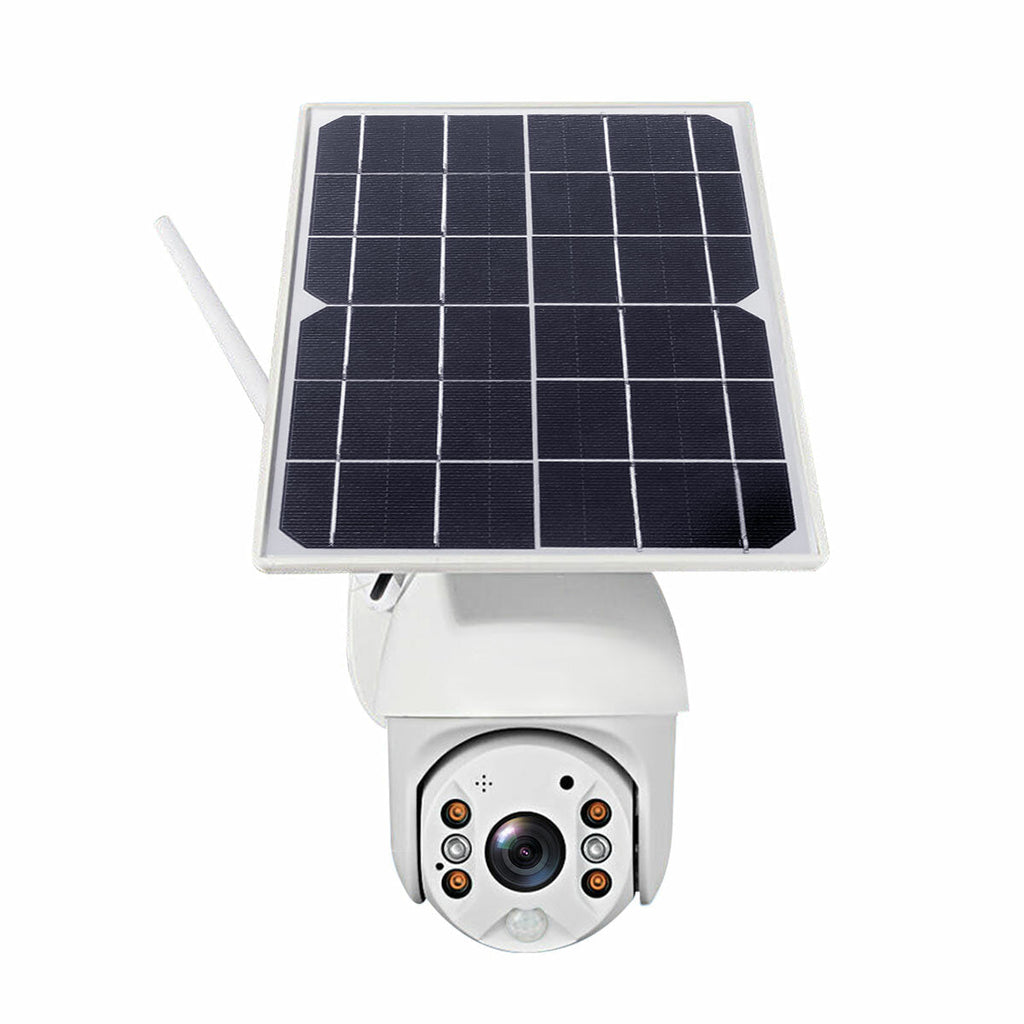 Solar IP Camera HD 1080P 4G Solar Panel Camera IP66 Waterproof Outdoor Network Cloud Storage Smart Night Vision PIR Motion Detector Remote Viewing