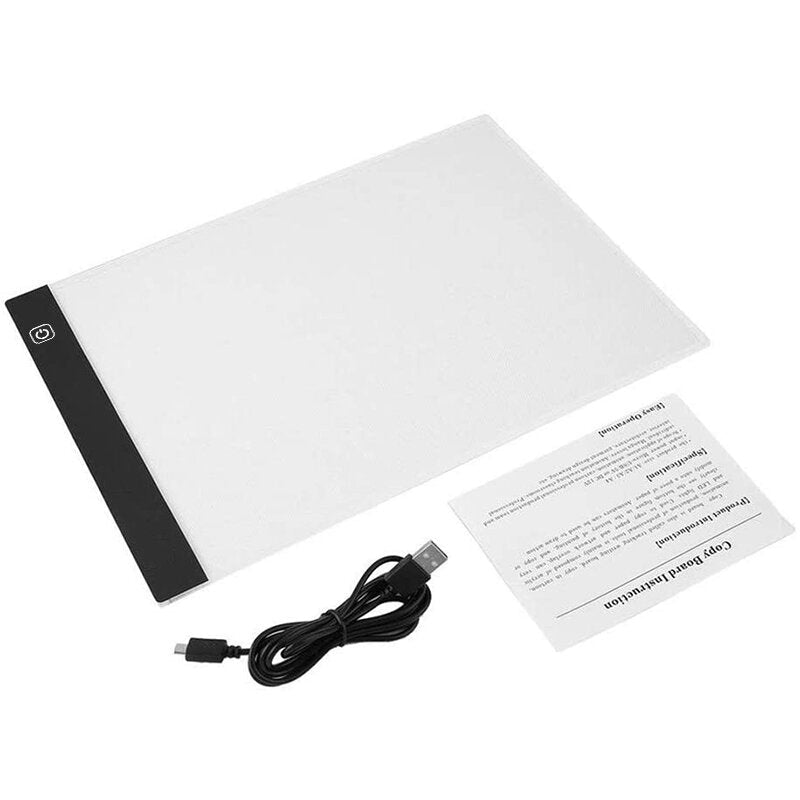 A4 A5 USB Dimmable Led Drawing Copy Pad Tablet Diamond Painting Board Art Copy Pad Writing Sketching Tracing LED Light Pad