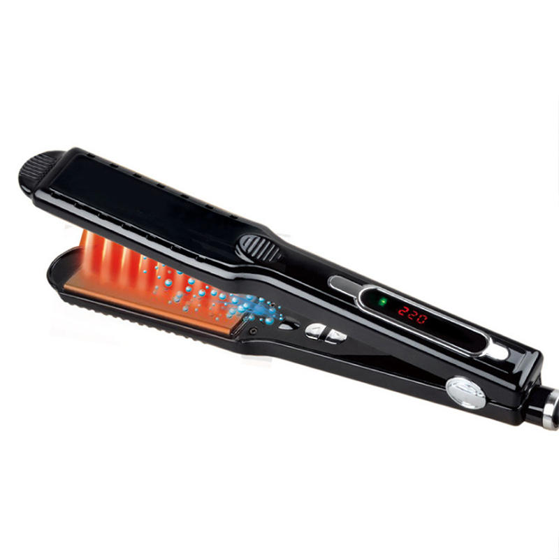 45W 2in1 Hair Curler Curling Straightener Iron Infrared Style