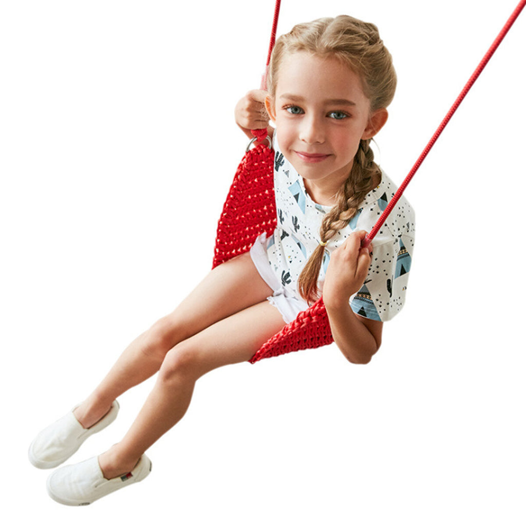 Baby Weaving Swing Net Chair Hang Hammock Chair Indoor Outdoor Kids Swing Outdoor Indoor Max Load 200kg