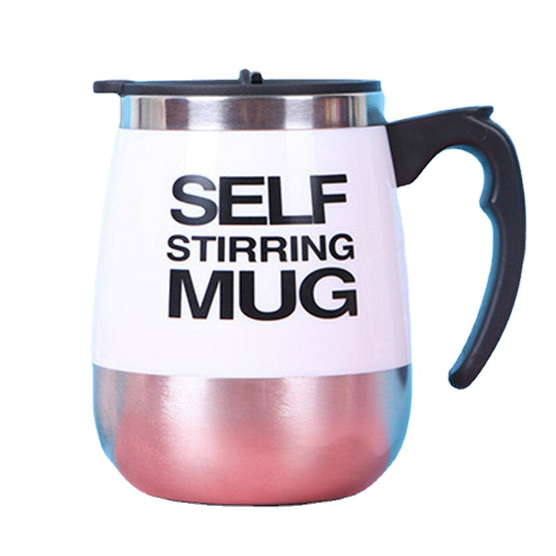 400/450ml Automatic Electric Magnetic Self Stirring Mug Coffee Milk Mixing Mug Smart Stainless Steel Juice Mix Cup