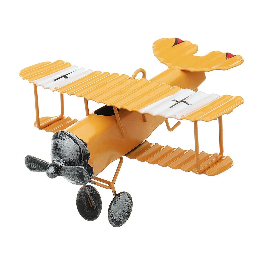 Plane Toy Classic Model Collection Childhood Memory Antique Tin Toys Home Decor