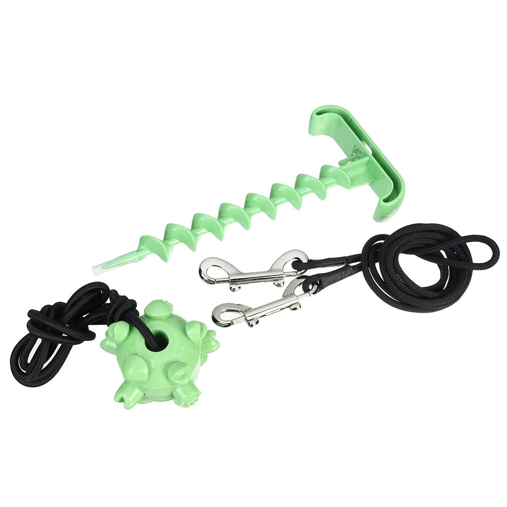 Puppy Toy Rope Toys Ball Dog Bite Rope Molar Throwing Tying Up Screw Set