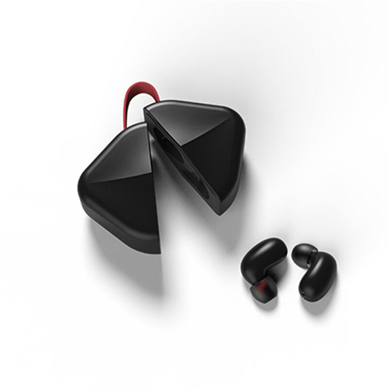 Mini TWS Wireless Bluetooth 5.0 Stereo Hi-Fi Sport Noise Reduction In-ear Earbuds Earphone with Charging Case with Mic