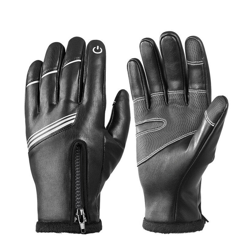 Winter Cycling Gloves Touch Screen MTB Bike Glove Warm Fleece Thermal Ski Fishing Men Motorcycle Gloves