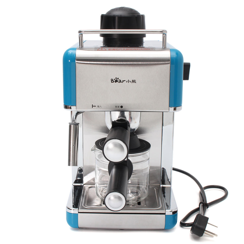 Stainless Steel Kitchen Steam Espresso Cappuccino Latte Coffee Maker Machine