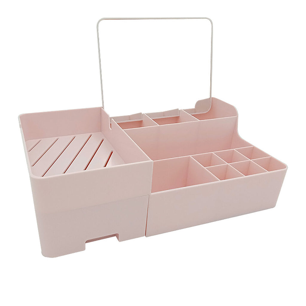 Makeup Mirror Cosmetic Storage Box Multifunctional Drawer Storage Box