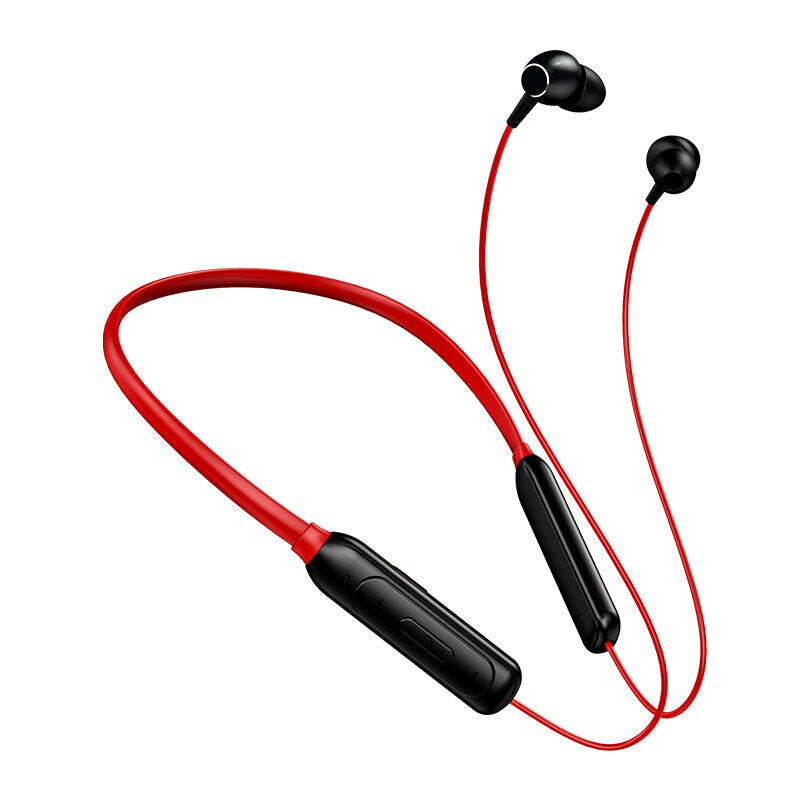 Bluetooth 5.1 Neck Hanging Magnetic Headset Wireless 9D Surround Sound Stereo Sports Running Waterproof Headphone With Mic