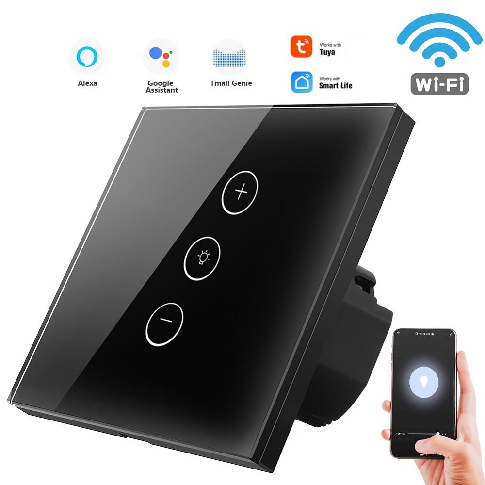 WiFi Touch Dimmer Switch Light APP EU/US Wireless Timer Remote Control with Alexa Google Home