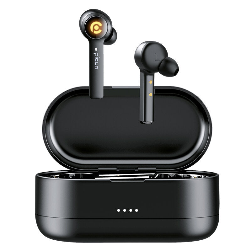 Bluetooth 5.1 Earphones Wireless TWS True Stereo Mini Bluetooth 5.1 In-Ear Sport Hi-Fi Earbuds Noise Cancel Waterproof Headsets