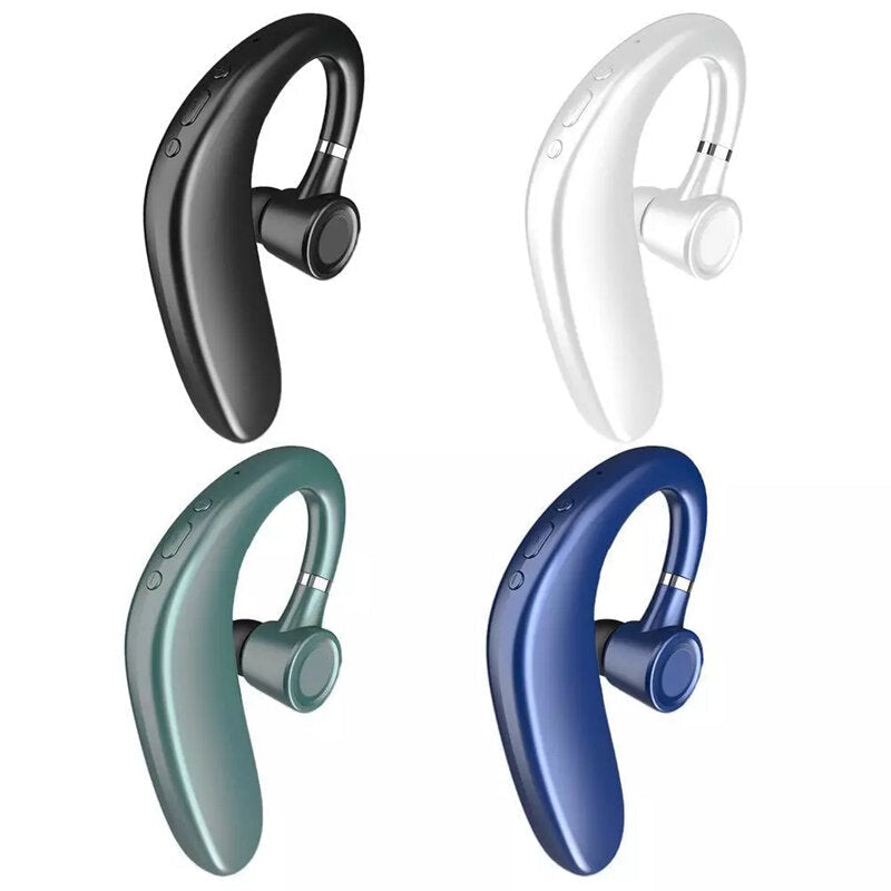 Single Earhook Bluetooth 5.0 Wireless Earphone Stereo Business IPX5 Waterproof DSP Intelligent Noise Reduction HD Call Headset