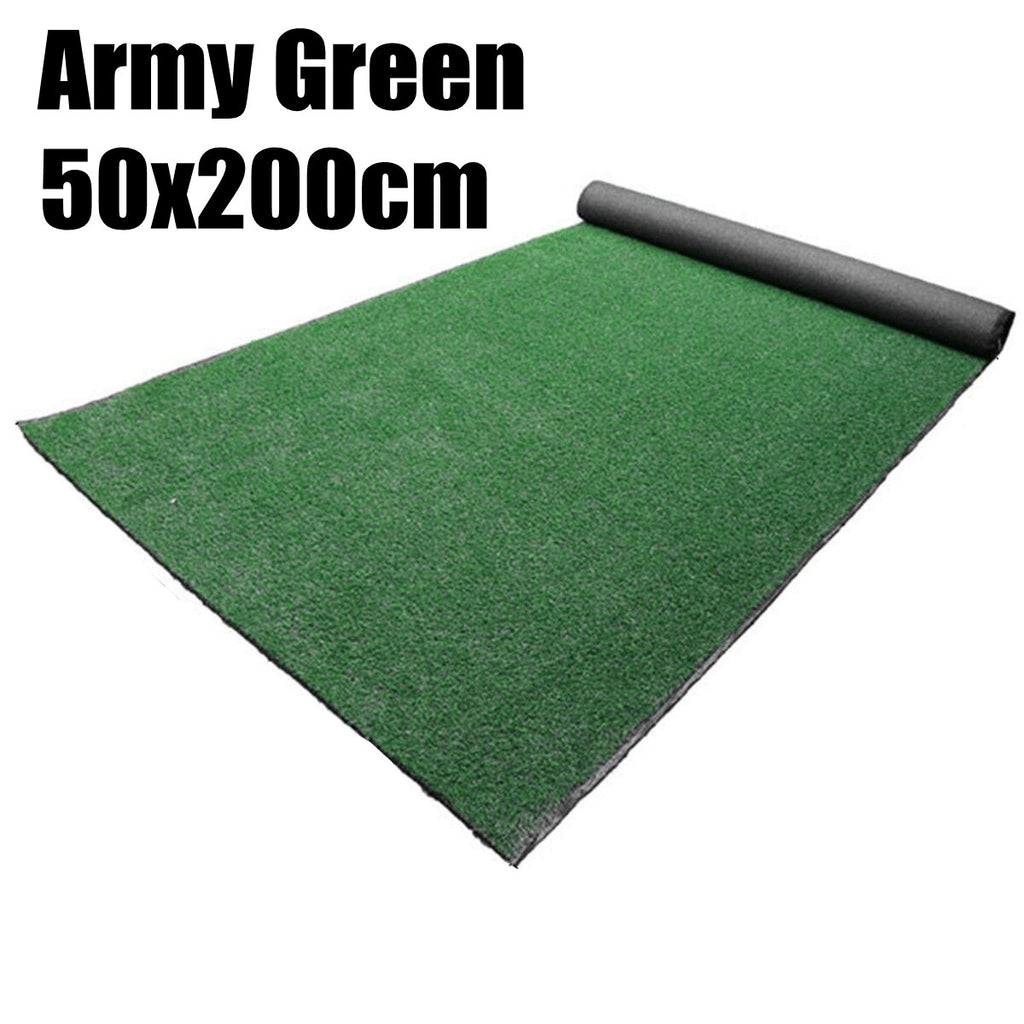 Super Dense Artificial Turf Grass Synthetic Realistic Mat Rug Lawn Carpet