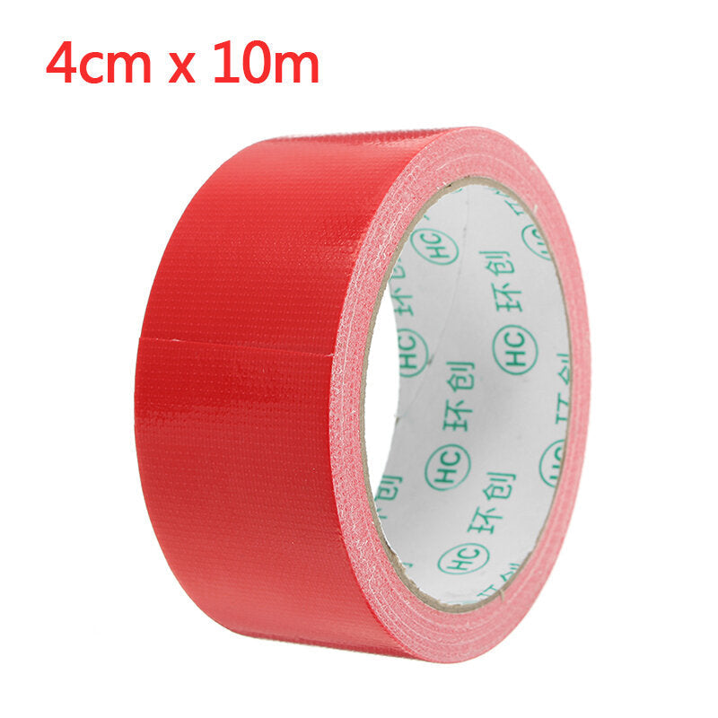 Red Cloth Duct Tape PE Coated Waterproof Strong Adhesive Carpet Tape 2 Sizes