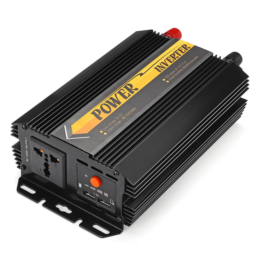 1500W Peak Solar Power Inverter DC12V To 240V Modified Sine Wave Converter AU for Car Marine Outdoor Emergency Work