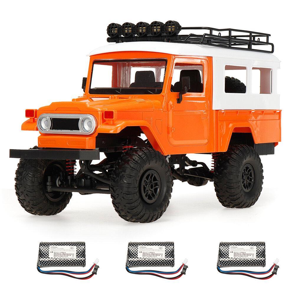 2.4G 1/12 Crawler RC Car Vehicle Models RTR Toys Three Battery