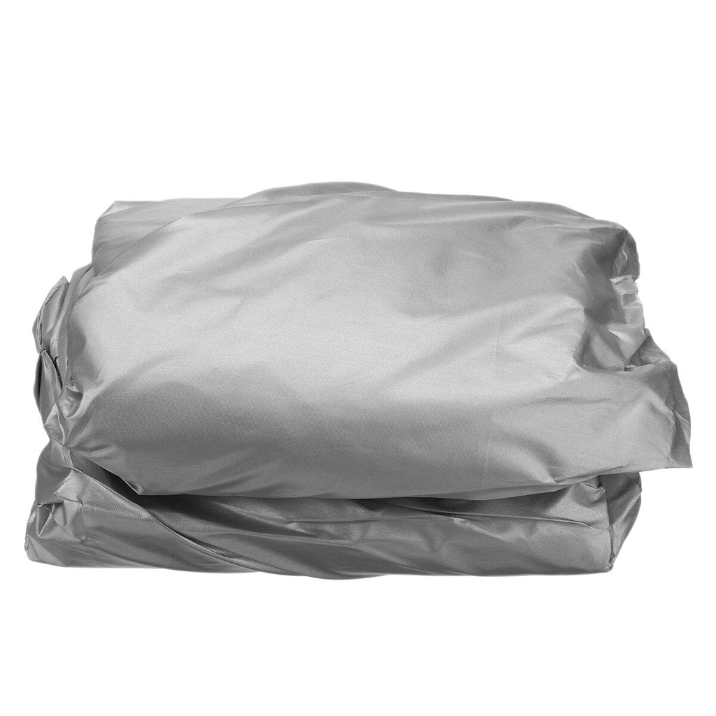 210T Universal Car Cover Waterproof Dust-proof UV Resistant Auto Protection with Side Zipper