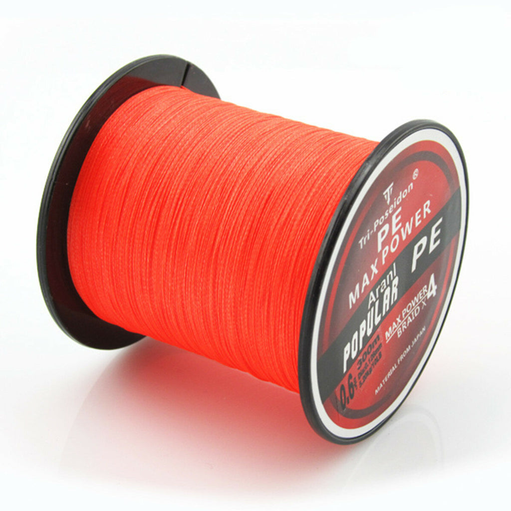 300M Tri-Poseidon Series Japan PE Spectra Braided Fishing Line 8-60LB