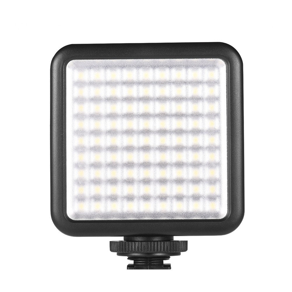 Mini Interlock Camera LED Light Panel 6.5W Dimmable 6000K Camcorder Video Lamp with Shoe Mount Adapter for DJI Ronin-S OSMO Mobile 2 Zhiyun Smooth