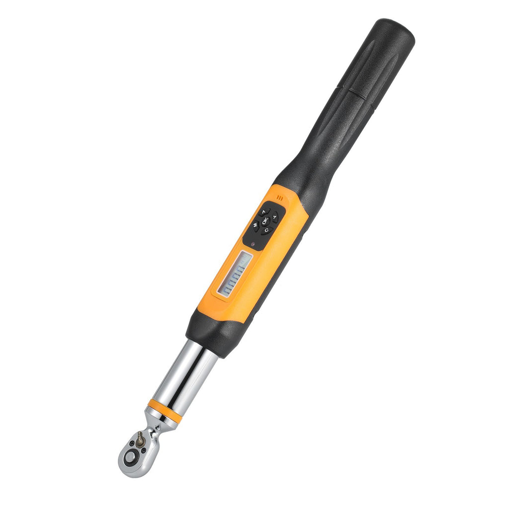 Preset Torque Wrench 10Nm Adjustable 1.4-inch LCD Digital Display 100 Groups Data Storage Peak & Real Time