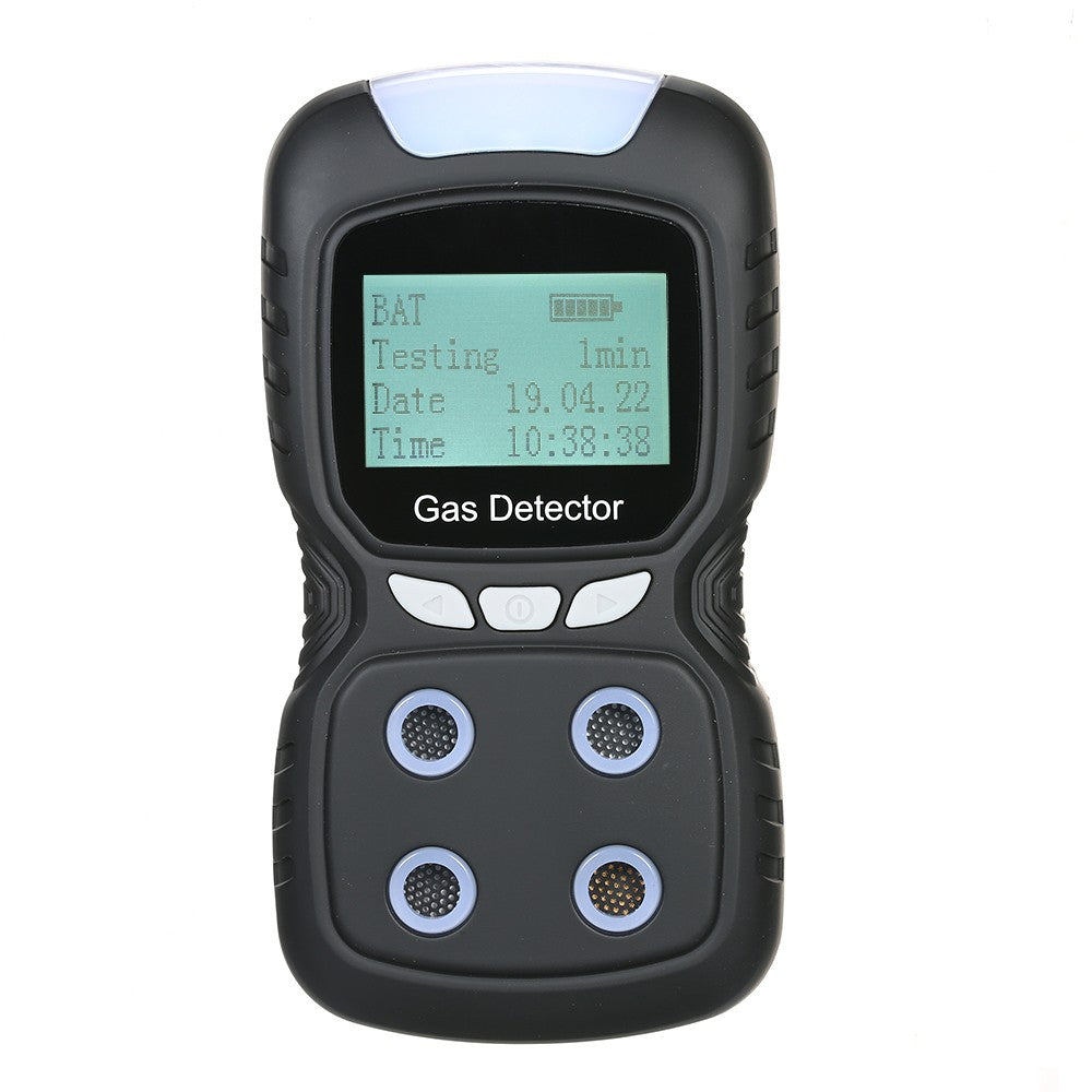 4 in 1 Gas Detector CO Monitor Digital Handheld Toxic Carbon Monoxide Hydrogen Sulfide Tester