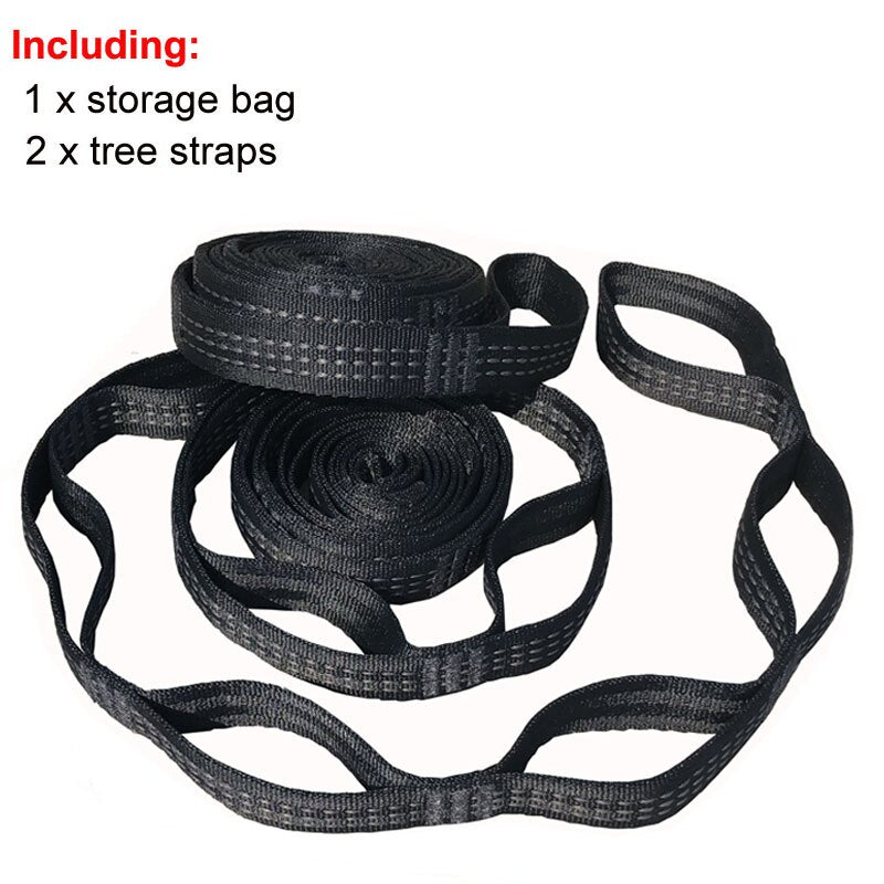 Hammock Straps Belts Extra Strong &amp; Lightweight Ropes and 600 LBS Breaking Strength, No Stretch Polyester