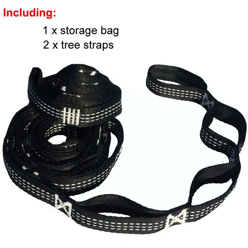 Hammock Straps Belts Extra Strong &amp; Lightweight Ropes and 600 LBS Breaking Strength, No Stretch Polyester