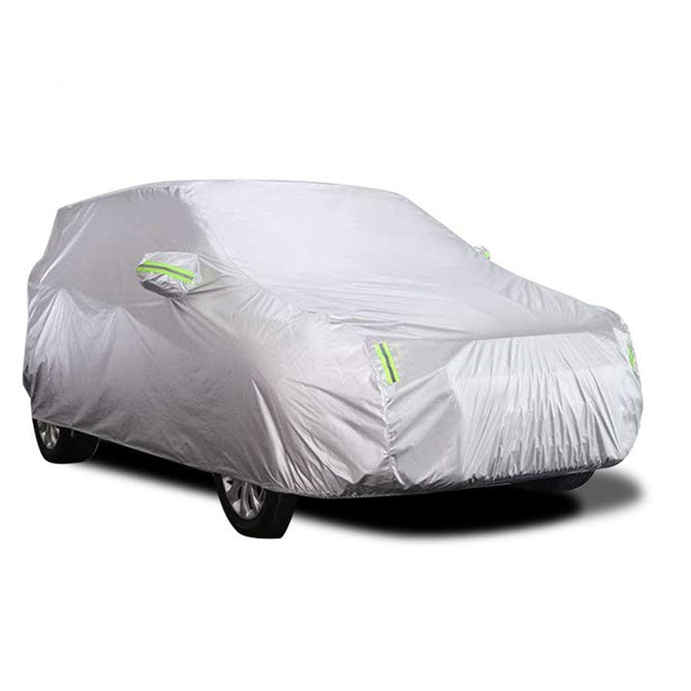 Car Full Sedan Covers with Reflective Strip Sunscreen Protection Dustproof UV Scratch-Resistant Universal