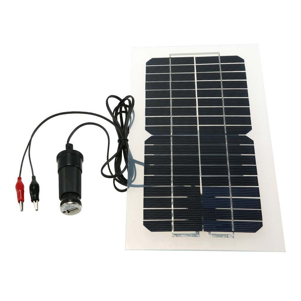 Semi Flexible Solar Panel With Cables 18V 5.5W 31.5 x 16.5 0.15CM